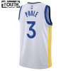Dres Golden State Warriors Poole 3 Jordan Nike 2022-23 Association Edition Bijela Swingman - Dječji